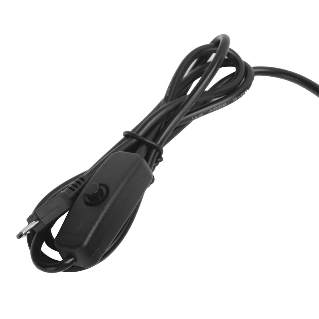 Power Supply for Raspberry Pi 5V 3A with Switch Button Integrated Micro USB Adapter 100‑240V