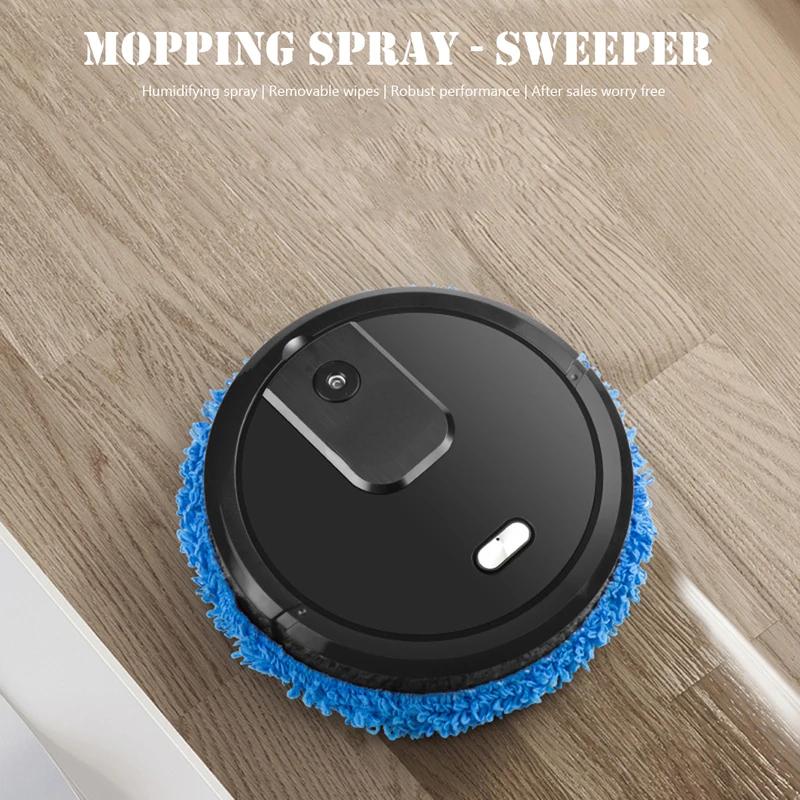 2025 New Robot Cleaning Auto Cleaning Sweeping Robot Mopping Machine Lazy Robotic USB Vacuum Cleaner Portable Sweeper