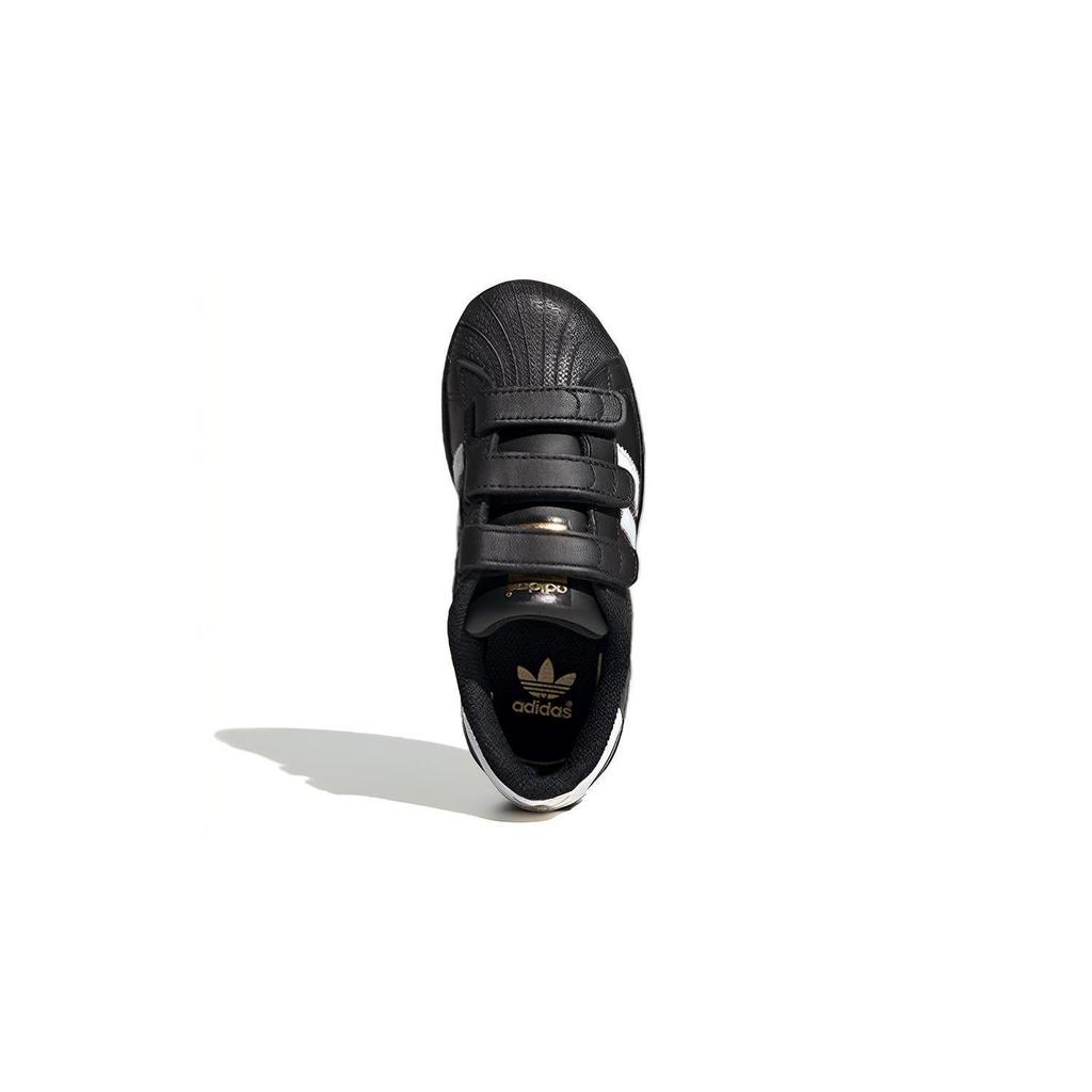 adidas Originals SUPERSTAR Casual Abrasion Resistant Abrasion Resistant Low Top Kids' Skateboarding Shoes B26071
