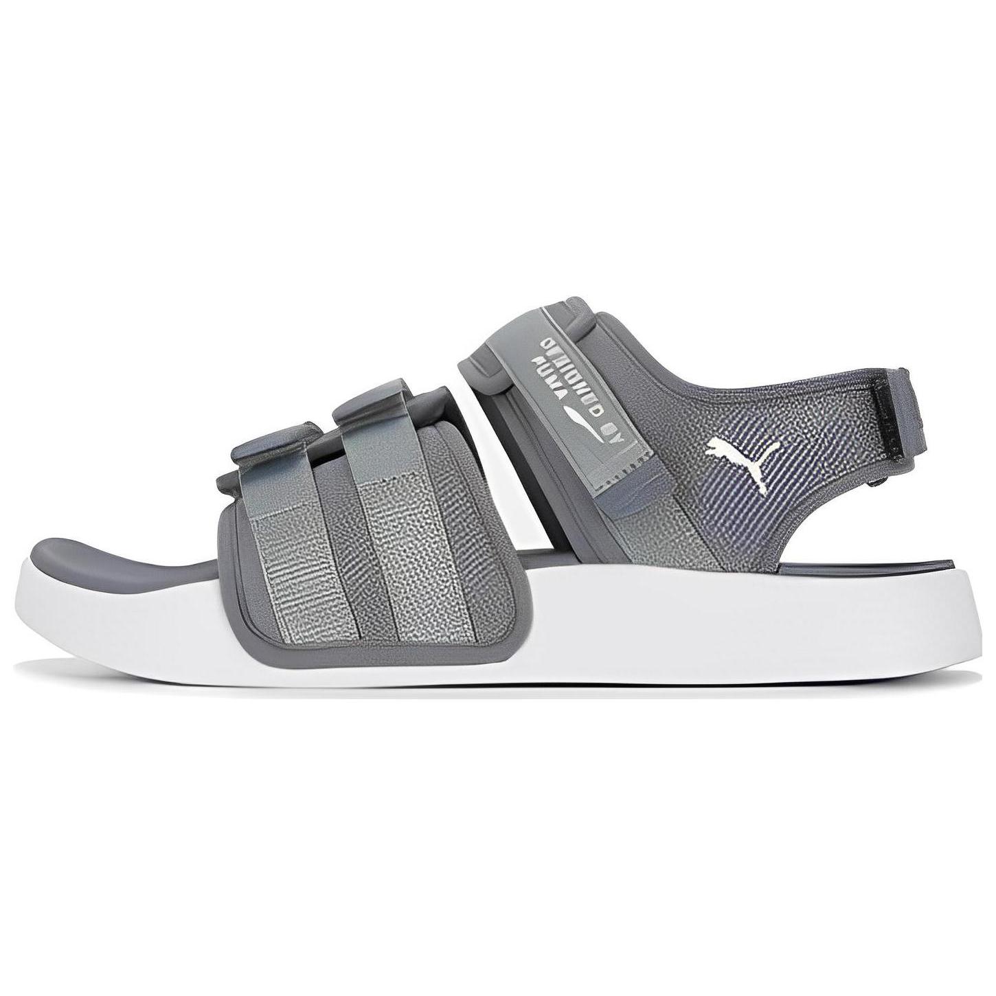 

New PUMA Leadcat City Sandal Gray Tile 389079-02 40.5