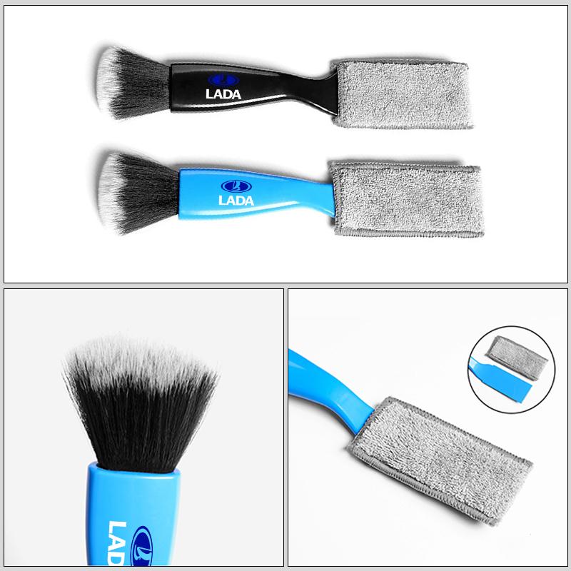 Car Cleaning Tool Soft Brush Dust Remover Interior Accsesories For Lada 2110 2114 Largus 2112 110 2105 2107 2106 Priora Sedan SS13