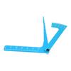 RC Adjustable Aluminium Measure Caliper Wheel Height Rim Camber Angle Ruler Tool UniversalBlue