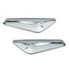 Chrome Auto Front Fender Finisher Trim Right & Left Side For BMW X3 X4 F25 F26