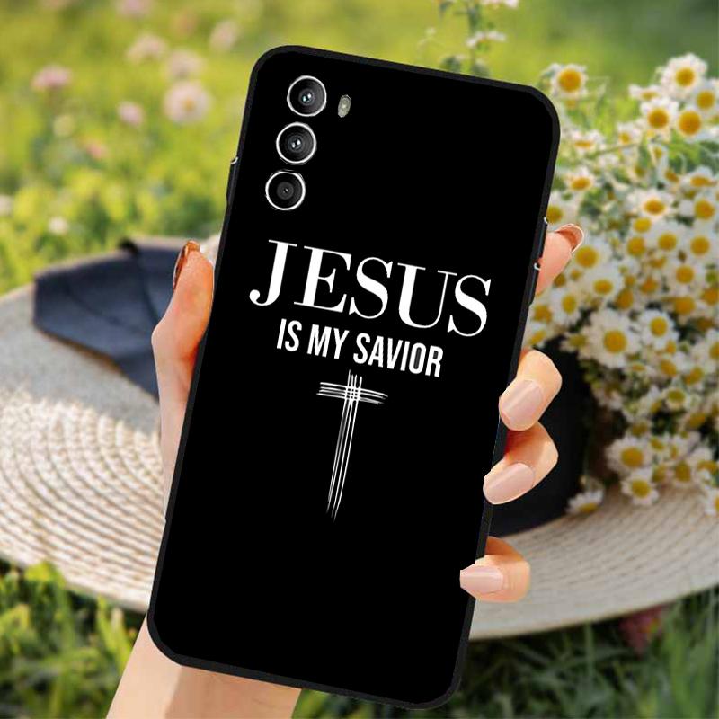 Phone Case For Moto G84 G04 G22 G31 G32 G42 G52 G10 G20 G30 G60 G13 G14 G50 G100 G73 G23 Jesus Case