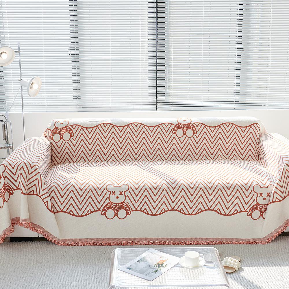 Chenille Sofa Cover Cloth Back Cushion Towel Universal All-season Sofa Cover Cushion Non-slip Anti-cat Scratch Sofa Towel