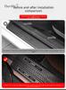 For BYD Leopard 5 DENZA B5 2026 2025 Car stainless steel Threshold Protection Sticker Guard ABS Carbon fiber Protector