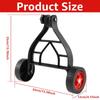 Grass Eater Cutter Adjustable Support Wheels Set Garden Lawn Mower Adjustable Support Wheel Set