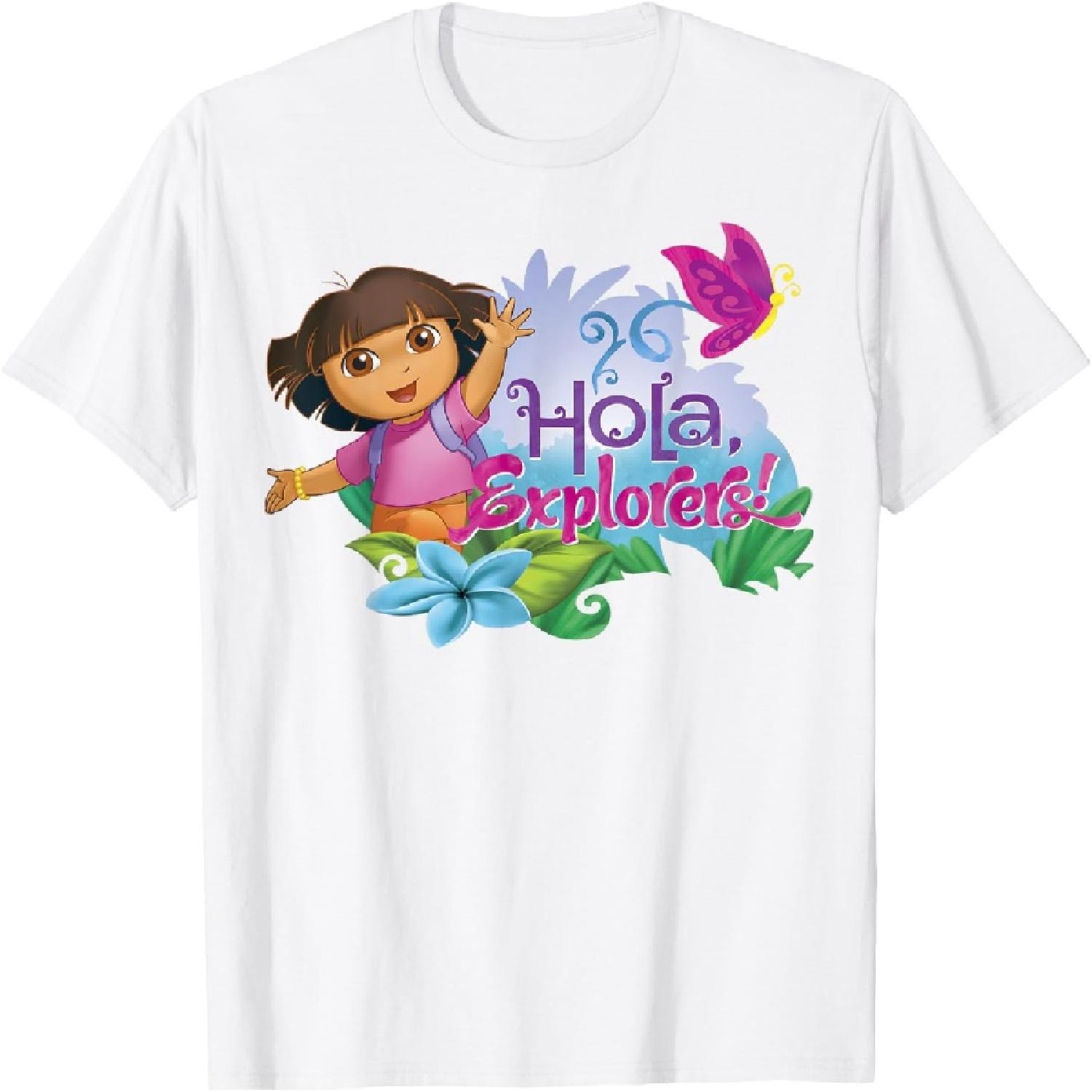 Dora the Explorer Spring Butterfly Hola T-Shirt S