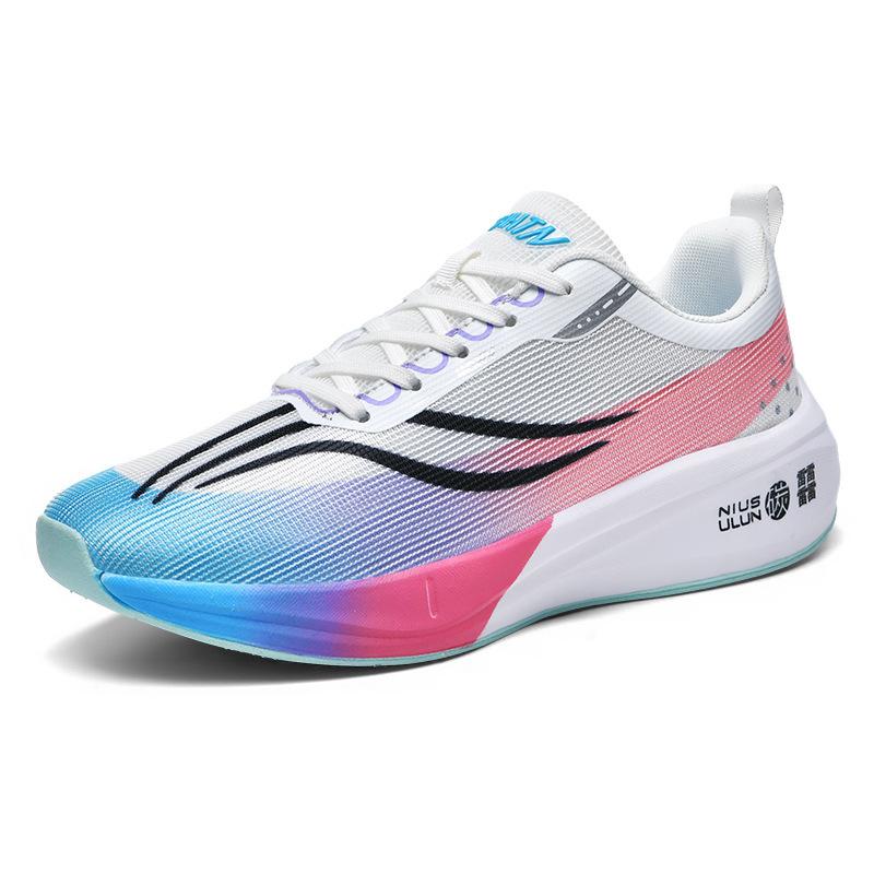 

Year of the Dragon New Year Red Fashion Sports Running Shoes Couple Summer Flying Weaving Mesh Breathable Sneakers 45