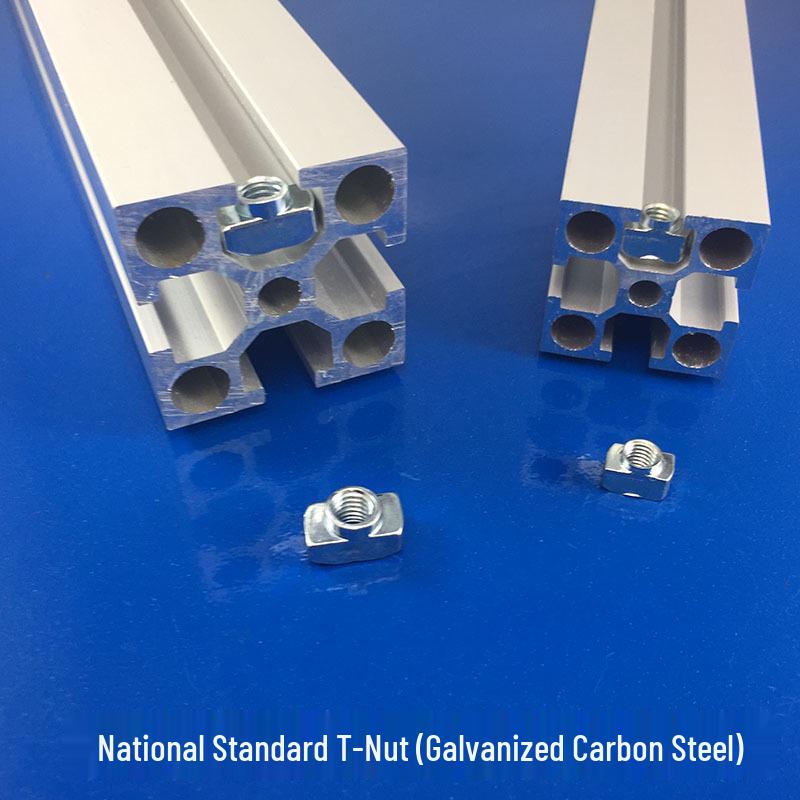 European Standard T-Nut - Rear-Mounted T-Shaped Hammer Head for Aluminum Profile (M4, M5, M6, M8) 20/30/40/45.