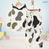 Boys Girls Abstract Printed Hooded Long Sleeve Sweatshirt And Cuffed Pants Two Piece Set