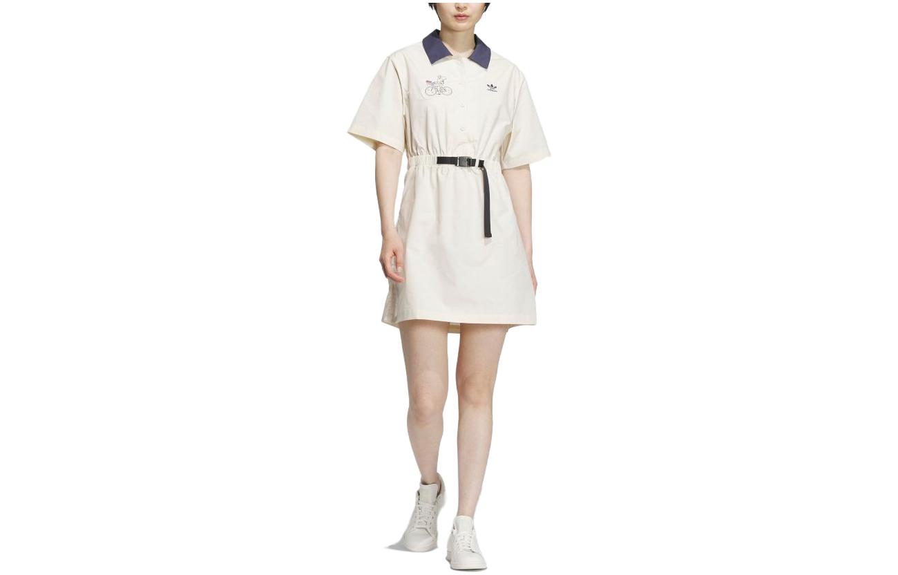 Adidas Originals x NAGABA Short Sleeved Dress Women s Wonder White IS0625 S