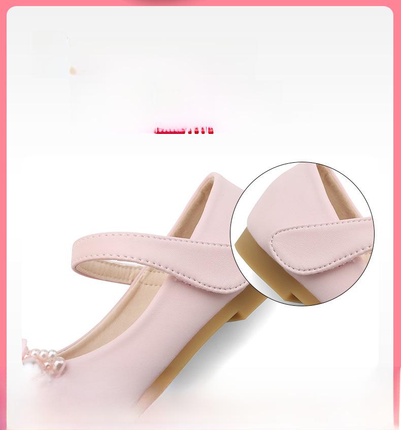Pantofi de rochie din piele cu talpă moale pentru fete - moale de primăvară și toamnă pentru bebeluși și copii, perfecte pentru ținute de dans și prințesă.