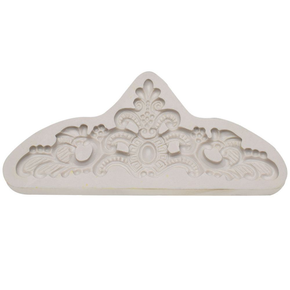 

Sugarcraft Baking Tool Cupcake Topper Crown Mold Baroque Relief Mould Cake Decorations Fondant Mold crown