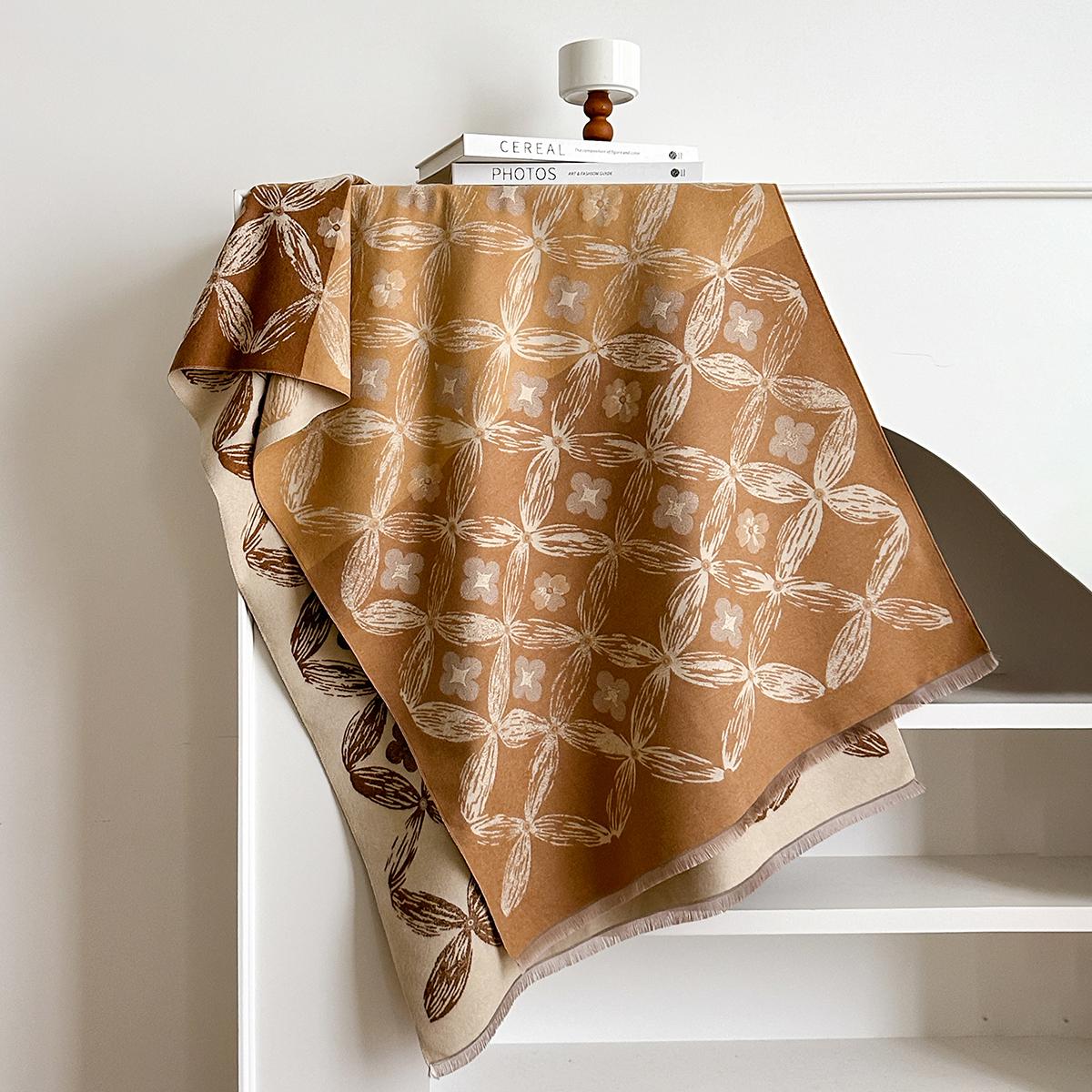 

Fashion Warm Poncho Imitaion Cashmere Winter Women Scarves Shawl Wraps Female Thick Pashmina Blanket Bufanda Echarpe Scraf