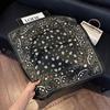May Kaji Cashew Flower Square Scarf Retro Men's Silk Scarf Buckle British Style Scarf Men's Paisley Pattern Small Scarf Women