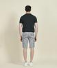 PANICALE Charcoal Short-Sleeve Zip-Up Polo Knit
