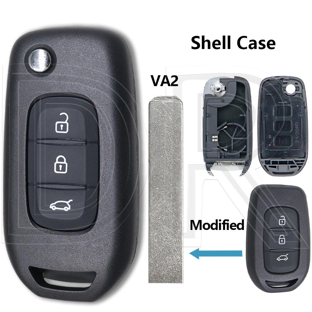 Great Car Key Modified Shell Case Only Support CWTWE1G0003 For Renault Dacia Symbole Logan Sandero Trafic Lodgy Dokker Duster