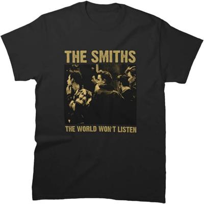 Men Women Shirt The Tee Smiths Holiday T Sleeve World Friends Won' Cool Listen Unisex T-Shirt Gift for Birthday Presents Multicolor, Small-5X-Large