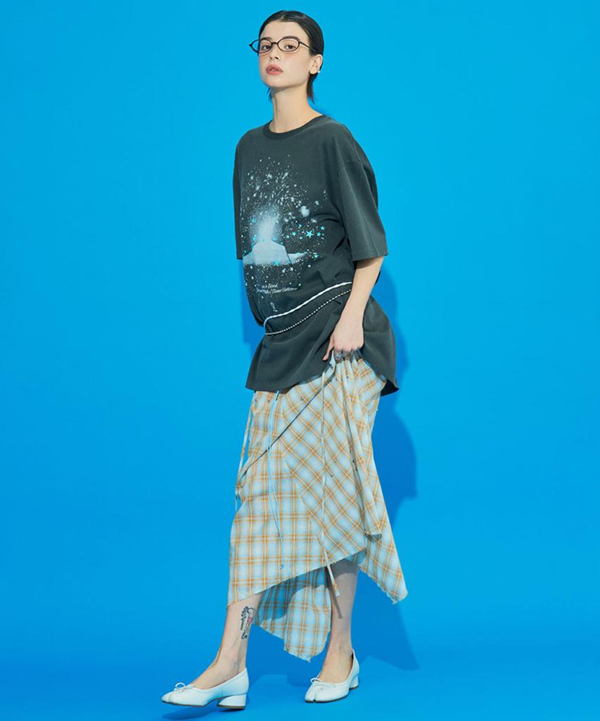OROGEE Etna Glow T-Shirt-Charcoal