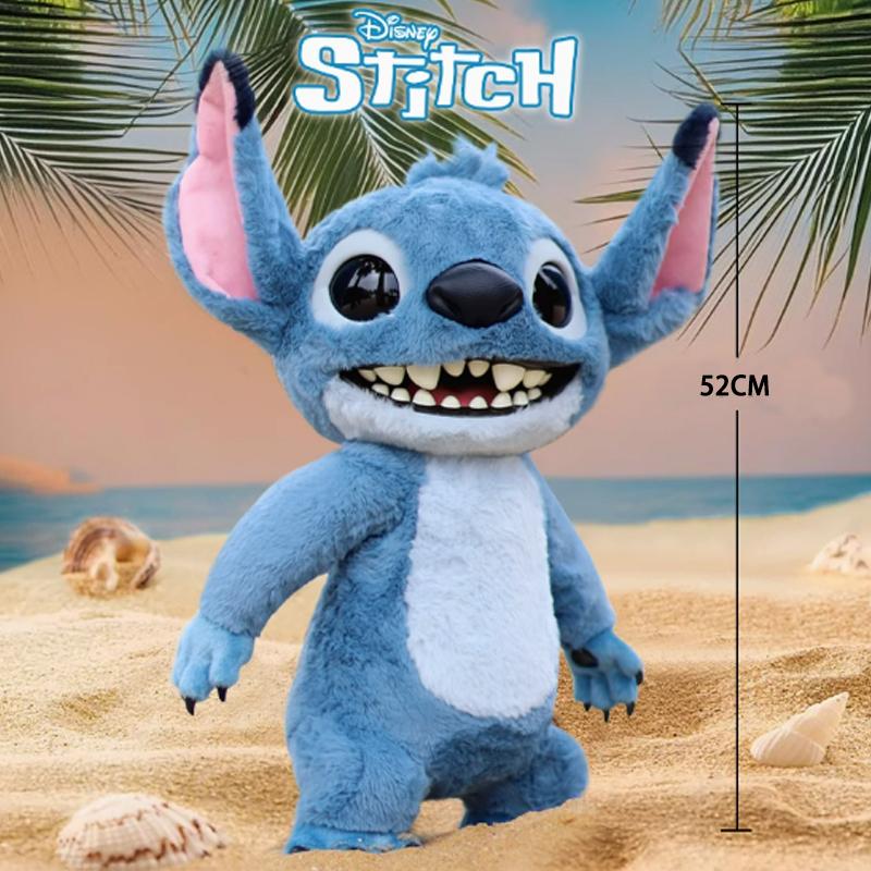 Original Disney Stitch Joint Plush Toy Movie Figure Dolls Anime Peluche Collecatable Peripheral Soft Stuffed Birthday Kid Gifts