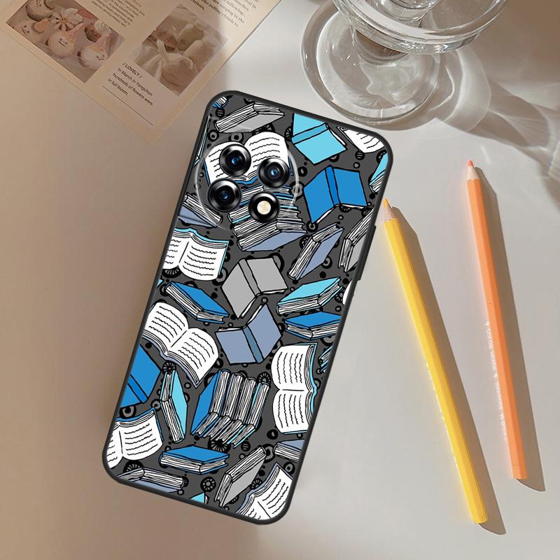Library In Wonderland Funda For OnePlus 12R 13 12 R 11 9 10 Pro 8T 9RT 10T OnePlus Nord 4 CE 2 3 Lite N20 N30 Case