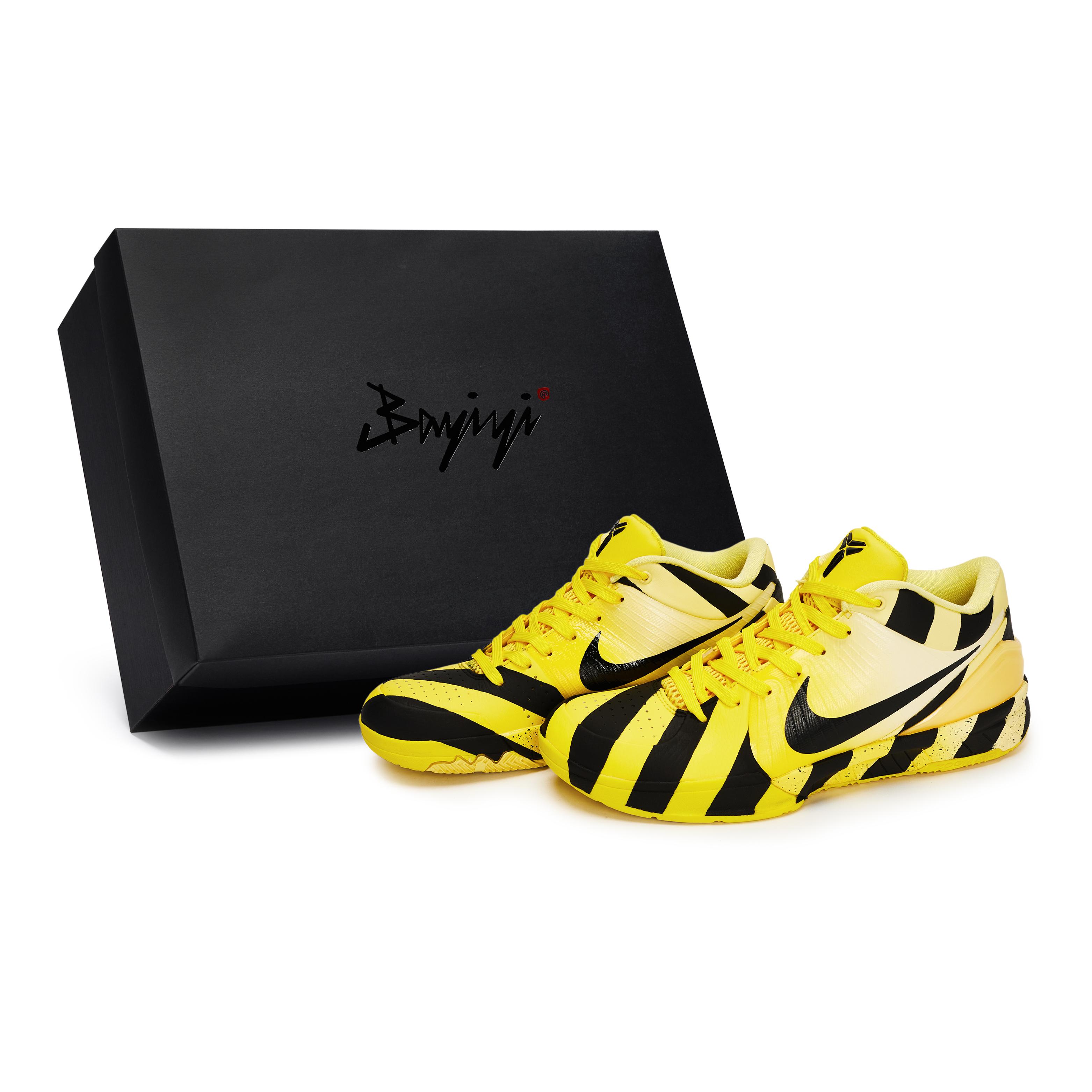 

Nike Zoom Kobe 4 Basketball Shoes Unisex Low Top Black/Yellow IH0587-700(Team80-S-BOX) 42.5