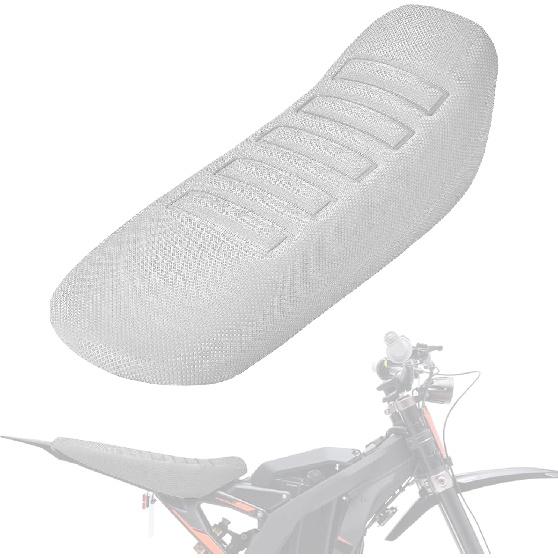Non-Slip Rubber Seat Cover for ERide Pro SS 2.0 3.0 Surron LBX E Ride Pro SS/SR/S Sur Ron, Electric Dirt Bike Soft Seat Cover Black