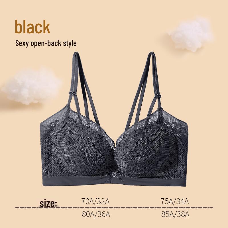 

Женский беспроводной хлопковый бюстгальтер Wankang со средней чашкой - Поддерживающий, Удобный, Здоровый, Мягкое ощущение облака. 80A