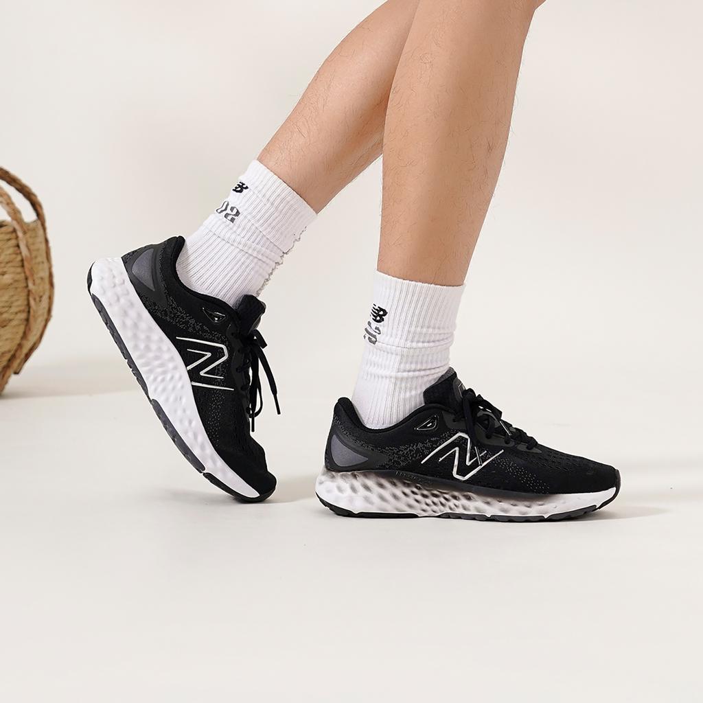 New Balance Fresh Foam Evoz V2 Cushioning Fabric Low-Top Casual Running Shoes Men Sneakers Black MEVOZLK2