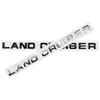 Land Cruiser 3D ABS Letters Sticker Hood Emblem Badge Exterior Modification For 2021-2023 Toyota Land Cruiser 300 LC300  VXR GXR