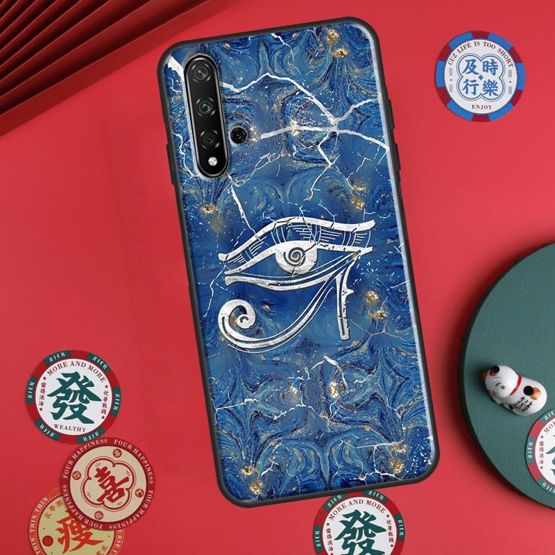 Egypt Pharaoh Mural For Huawei P60 Pro P30 P40 Lite Nova Y61 Y91 Y90 Y70 Y60 Y72 12s 12i 11i 7i 8i 9 10 SE Case
