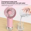 Humidifying Water Replenishing Handheld Spray Fan Fast Charging Convenient Desktop Usb Charging Mini Handheld Fan