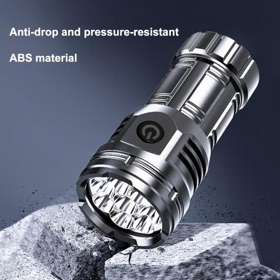 Camping Flashlight High Lumens Super Bright Dimmable Multiple Modes Waterproof Rechargeable Flashlight LED Torchlight