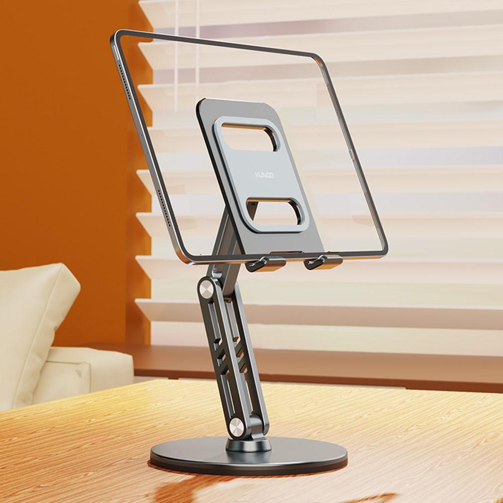 

XUNDD XDHO-034 Rotation Tablet Stand Holder Desktop Mount Display Holder Grey