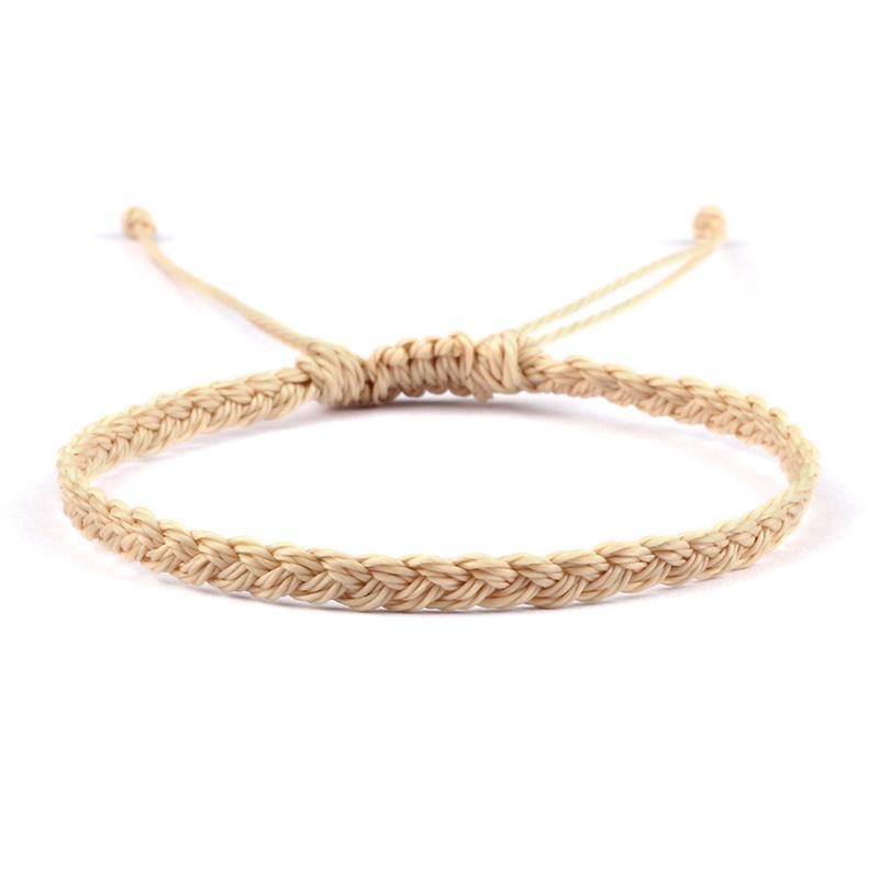26 Colors Adjustable Woven Friendship Bracelet For Women Men Wax Thread Wrap Rope Knot Bracelets&Bangles Handmade Jewelry Gifts