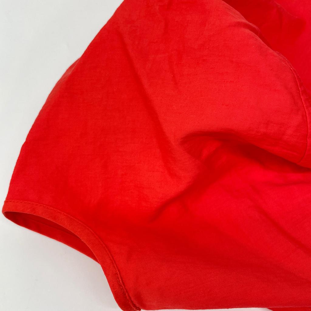 STELLA McCARTNEY 6A0122 3BU304 Red Bride Anglaise Puff Sleeve Dress dress 36 RedUsed