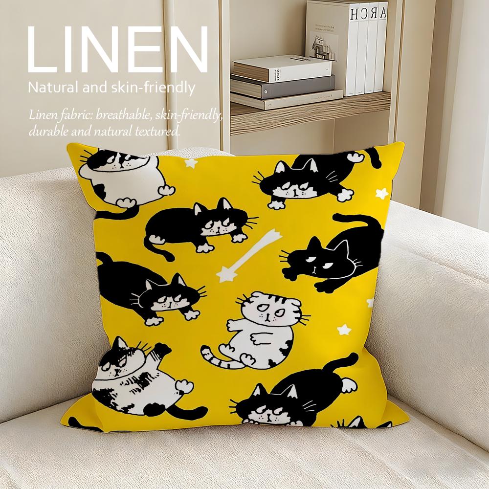 Artist Naoto Hidaka Cushion Cover Pillowcase Set Pcs X X Breathable Washable Sofa Cushion Cover
