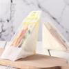 100 stücke Dreieck Brot Taschen Transparent Sandwich Wrapper Einweg Sandwich Verpackung Tasche Hochzeit