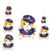 Soft And Cuddly Cat Train Conductor Plush Pillow Ideal For Sleep Decor And