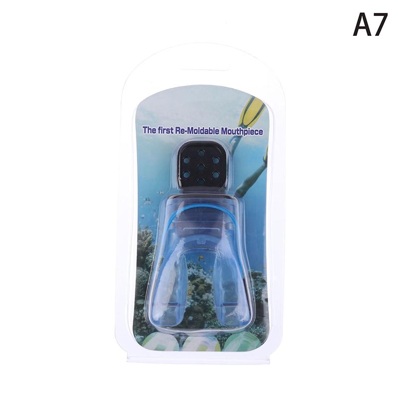 Silicone Snorkel Diving Mouthpiece Scuba Moldable Bite Mouthpiece Regulator Plastic Snorkel Mouthpiece