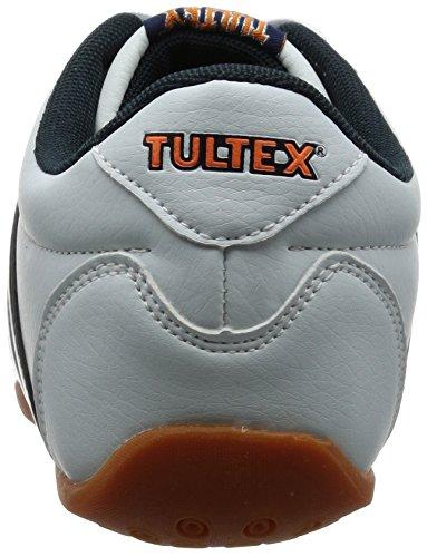 Tartex AZ51603 Safety Shoes/Work Shoes (4 Stripes), Steel Toe Cap, 3E, White/Navy, Size 27.0 cm
