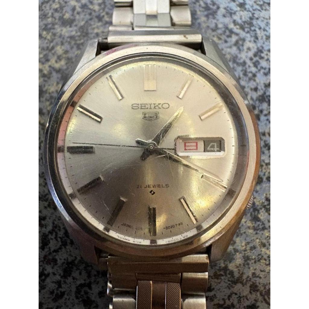 Used SEIKO 5 Seiko 5 21 JEWELS Automatic Movement Working 23