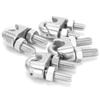4pcs 9/16 Inch M14 Stainless Steel Wire Rope Cable Clip Clamp U Bolt Saddle Fastener