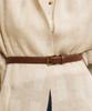 Dagseunamseongaegseseoli Brown Cowhide Gold Buckle Tab Women'S Belt Dbbe6F755Bk