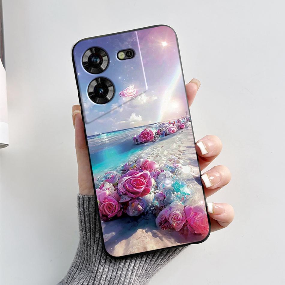 Soft Case For Tecno Pova 5 Pova5 LH7n Phone Cover Matte Liquid Silicone Marble Fundas Capa For Tecno Pova 5 pro 5Pro LH8n Bumper