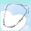 Stylish Individual Multi-bone Design Zircon Neck Chain For Women Trendy Fashion Jewelry