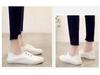 2025 Women's Casual Slip-On Canvas Shoes - Versatile White Flats