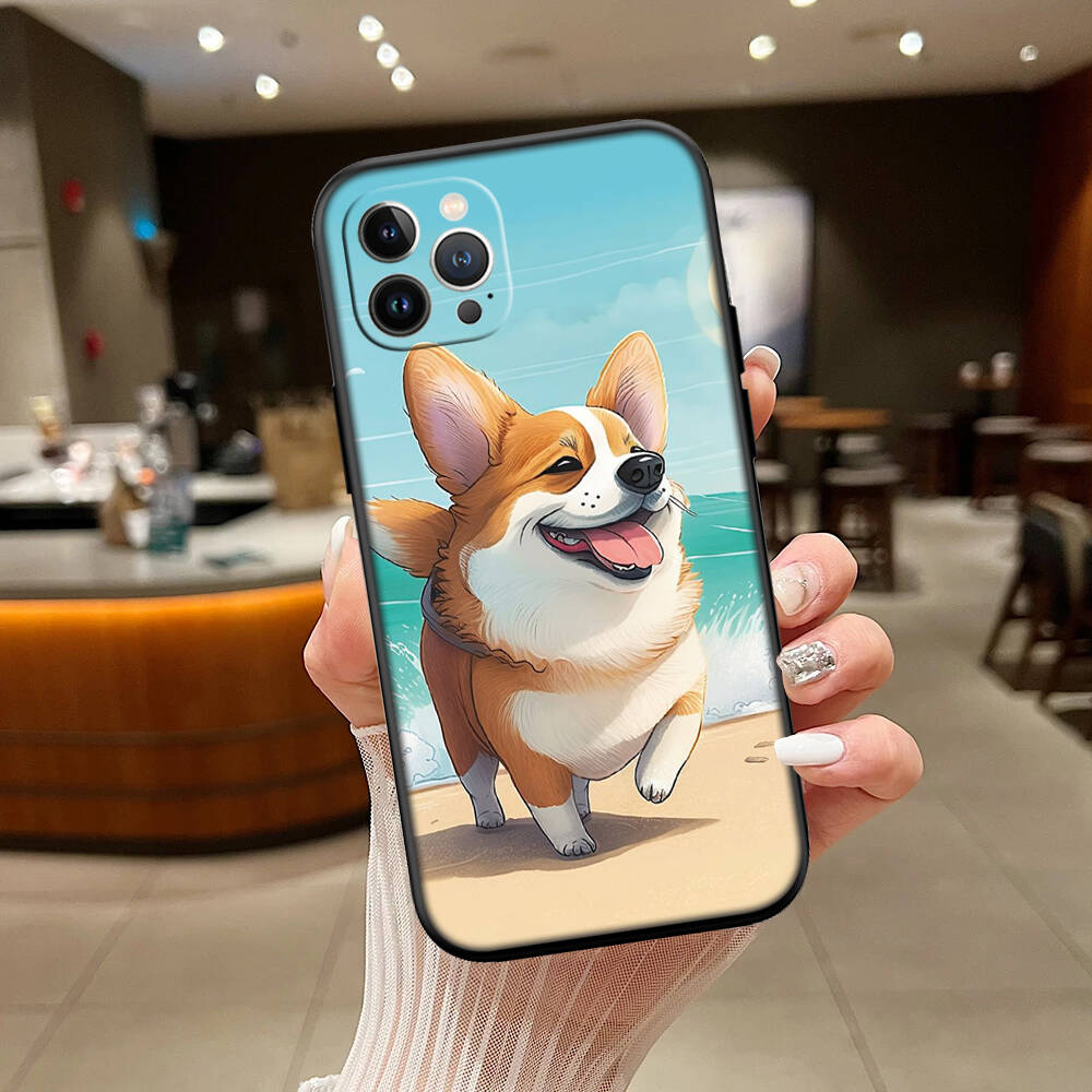 Cute Corgi Dog New Phone Case for iPhone 6 6s 7 8 11 12 13 14 15 16 17 16E XS Pro Max XR X SE Air