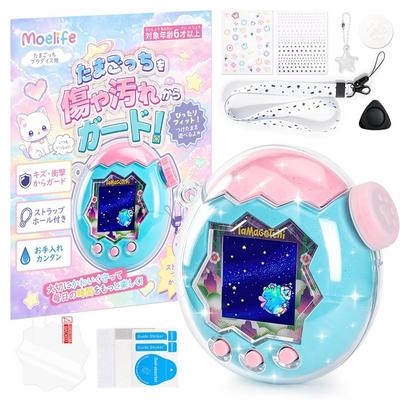 Tamagotchi Paradise Case Cover A04 Kirakira Clear Protective Case with Strap